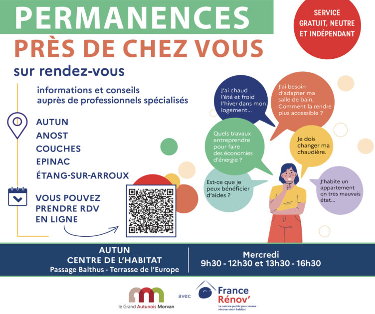 Permanences France Rénov 2026 à Autun